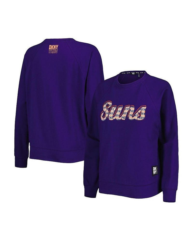 Women's Purple Phoenix Suns Regina Raglan Pullover Sweatshirt Purple $50.99 Sweatshirts