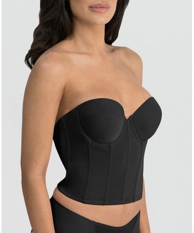 Brie Backless Strapless Bra 6380 Black $37.00 Bras