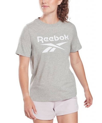 Women's Logo T-Shirt XS-4X Gray $12.75 Tops