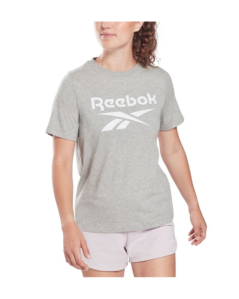 Women's Logo T-Shirt XS-4X Gray $12.75 Tops