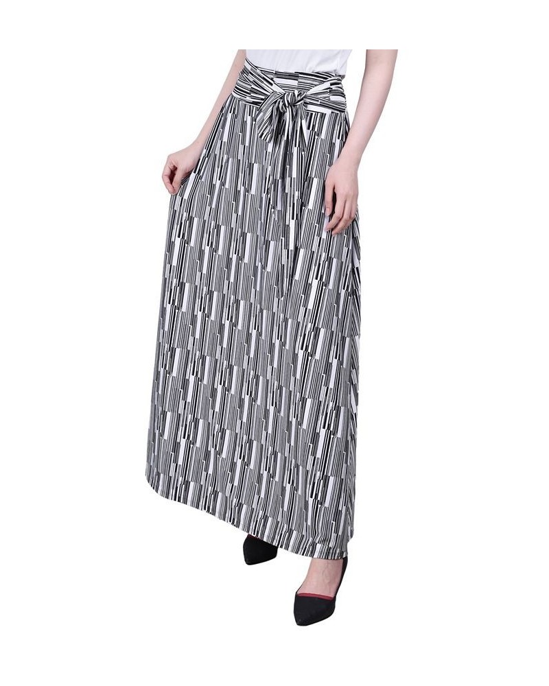 Women's Missy Maxi Skirt with Sash Waist Tie Dk Wooden $17.60 Skirts