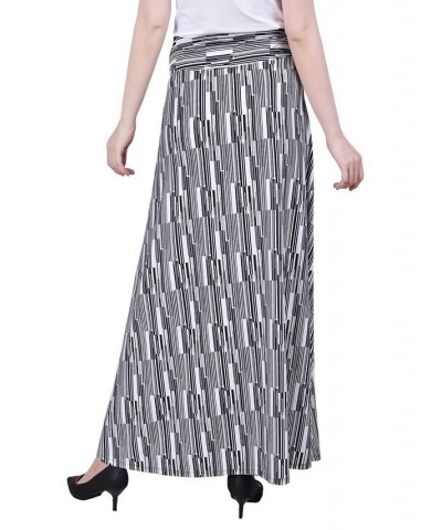 Women's Missy Maxi Skirt with Sash Waist Tie Dk Wooden $17.60 Skirts