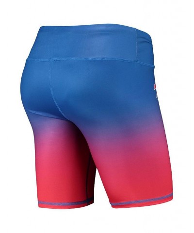 Women's Royal Buffalo Bills Gradient Biker Shorts Royal $20.27 Shorts