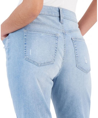 Petite Mid-Rise Curvy-Fit Roll Cuff Capri Jeans Payla $14.70 Jeans