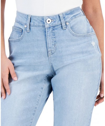 Petite Mid-Rise Curvy-Fit Roll Cuff Capri Jeans Payla $14.70 Jeans