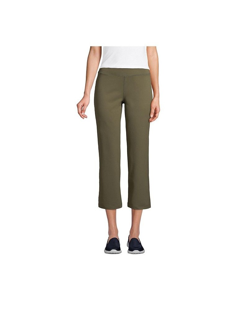 Women's Tall Active Crop Yoga Pants Forest moss $35.86 Pants