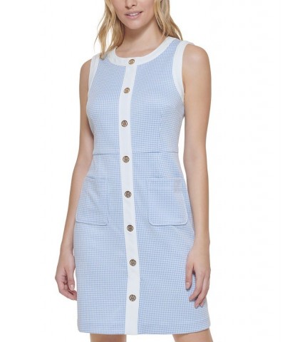 Sleeveless Sheath Dress Kentucky Blue/white $43.86 Dresses