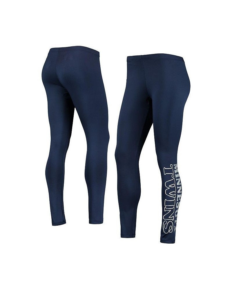 Women's Navy Minnesota Twins Stadium Leggings Blue $18.45 Pants