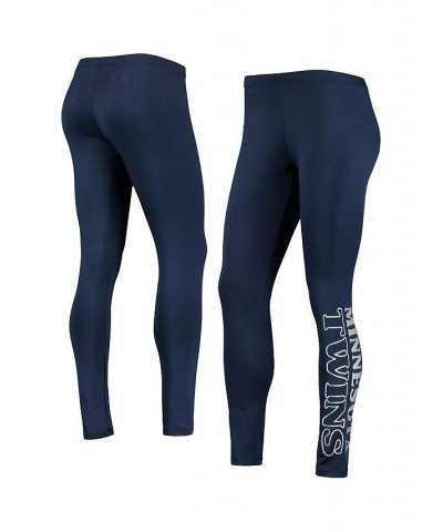 Women's Navy Minnesota Twins Stadium Leggings Blue $18.45 Pants