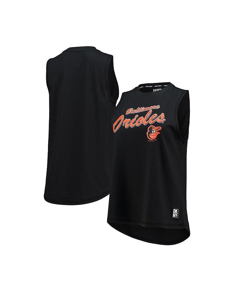 Women's Black Baltimore Orioles Marcie Tank Top Black $31.34 Tops