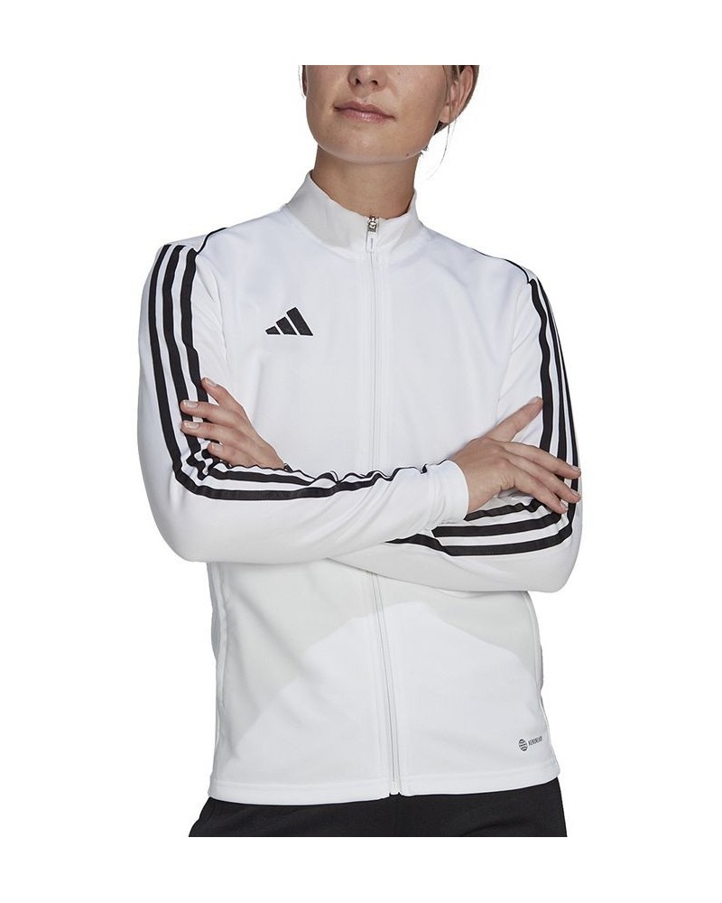 Women's Tiro 23 Zip-Up Track Jacket White $26.00 Jackets