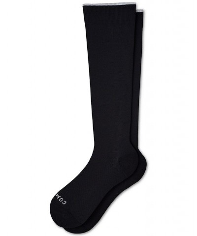 Women's Knee-High Wicking Compression Socks Black $18.62 Socks