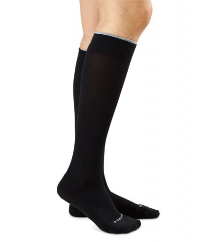 Women's Knee-High Wicking Compression Socks Black $18.62 Socks