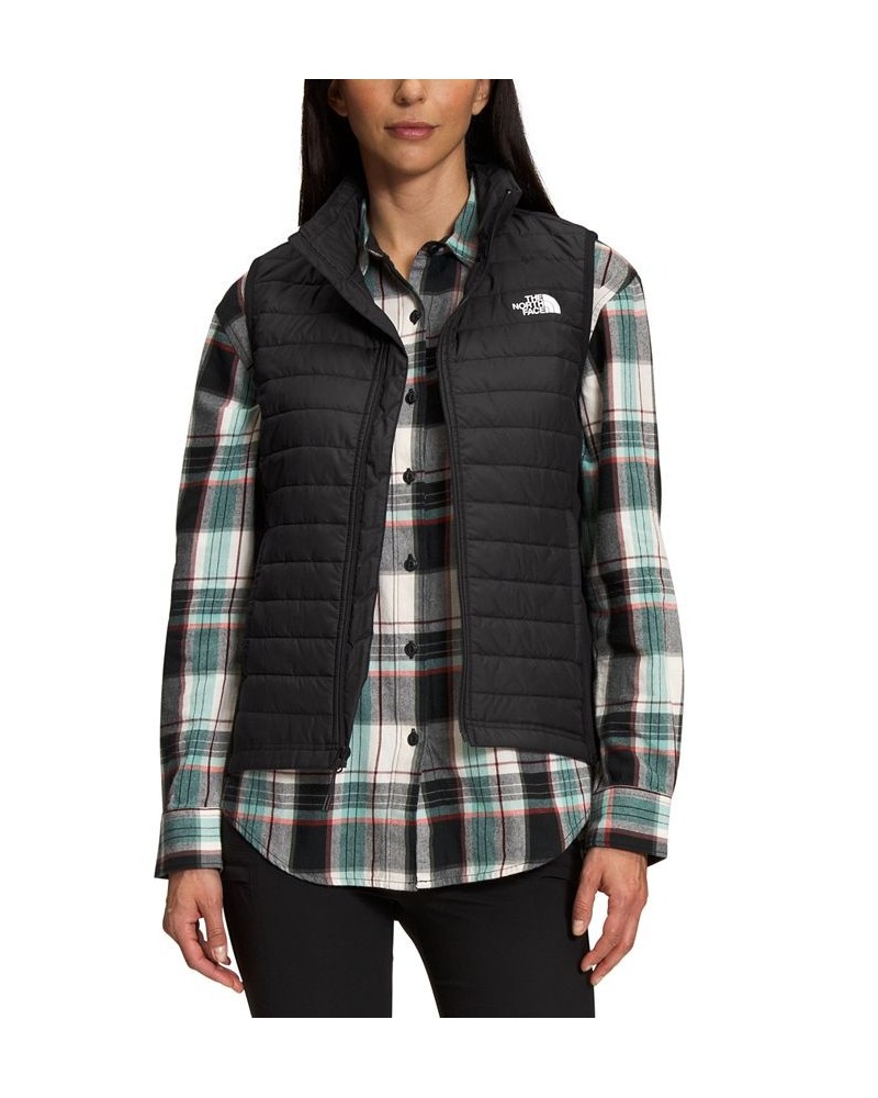 Women's Canyonlands Hybrid Puffer Vest Tnf Black $49.05 Jackets