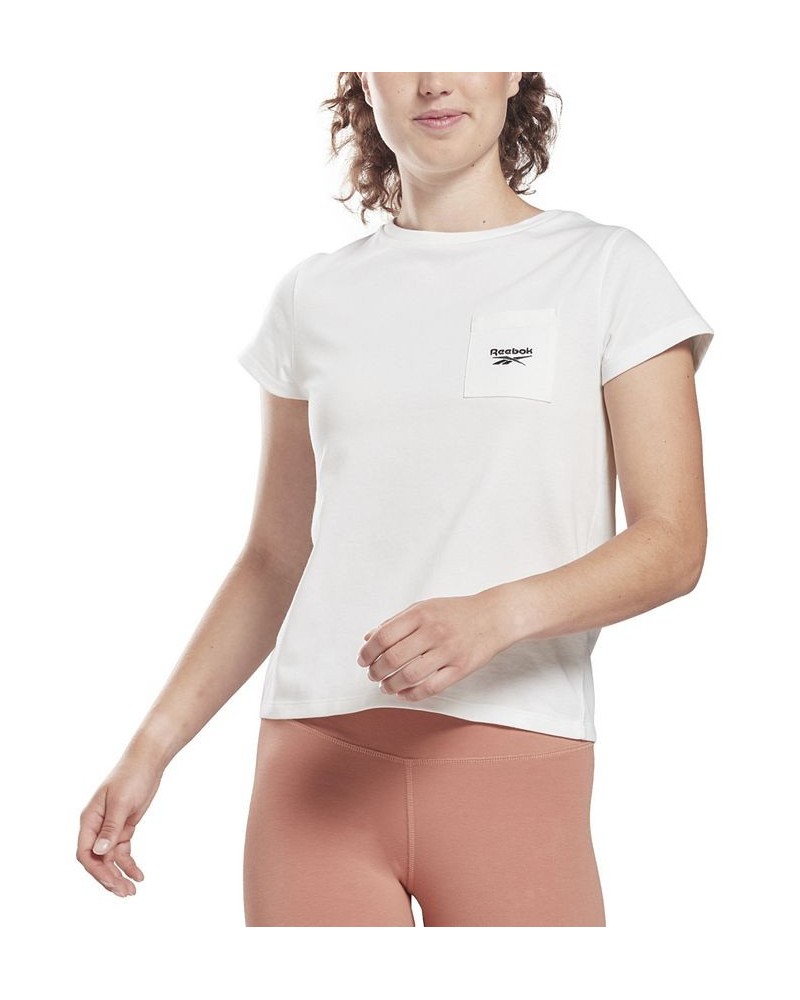 Women's Classic Pocket Tee White $14.00 Tops