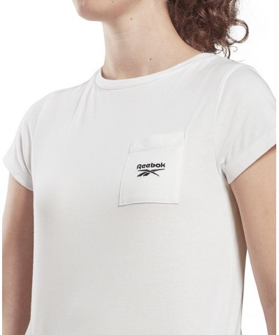 Women's Classic Pocket Tee White $14.00 Tops