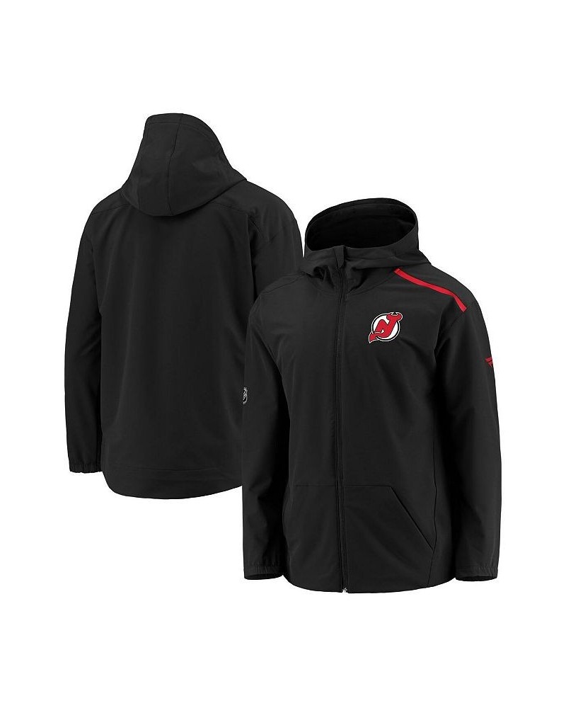 Women's Branded Black New Jersey Devils Rinkside Full-Zip Hoodie Black $61.65 Sweatshirts