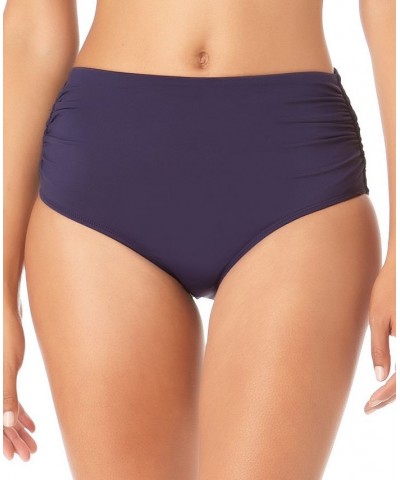 High-Waist Bikini Bottoms Navy $33.92 Swimsuits
