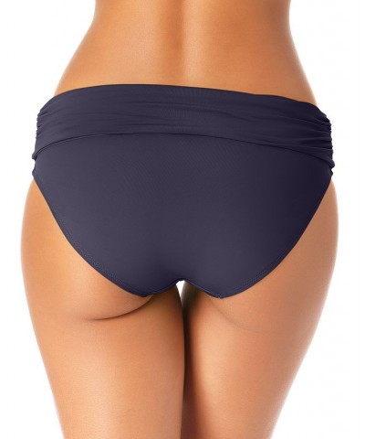 High-Waist Bikini Bottoms Navy $33.92 Swimsuits