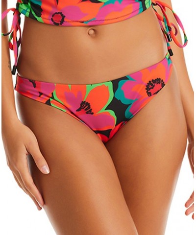 Women's Savage Gardener Cinch-Back Hipster Bikini Bottoms Multi $40.50 Swimsuits