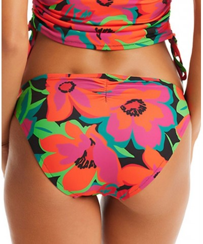 Women's Savage Gardener Cinch-Back Hipster Bikini Bottoms Multi $40.50 Swimsuits