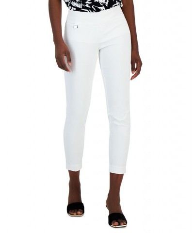 Essential Petite Capri Pull-On with Tummy-Control Bright White $17.84 Pants